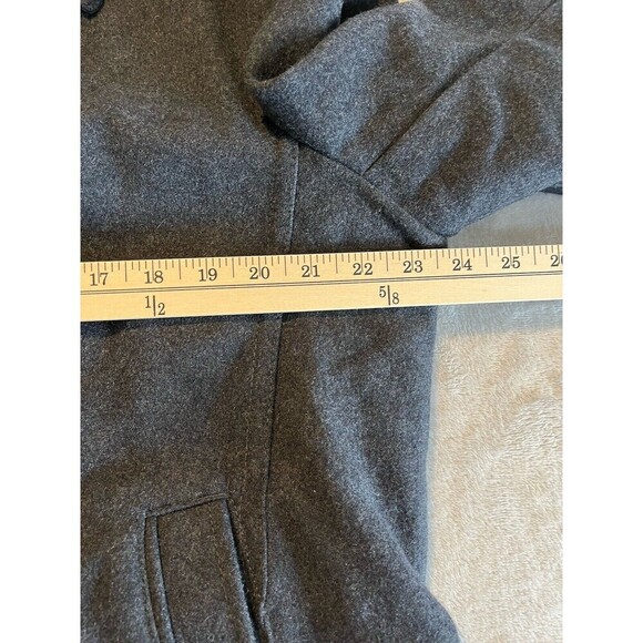 Michael‎ Kors Coat Men’s L Large Gray Wool Blend Jacket Button Up - Picture 4 of 8